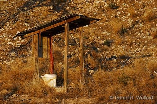 Air Conditioned Outhouse_44558.jpg - Photographed near Kerrville, Texas, USA.